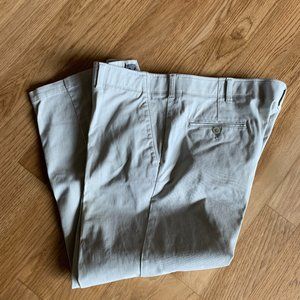 Haggar in Motion Men's Tan Khaki Casual Pants - Size 40 x 29